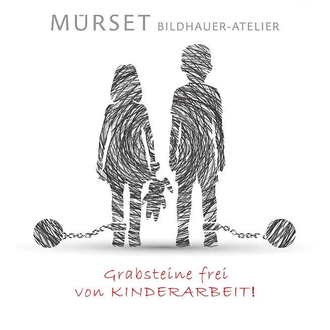 Grabsteine frei von Kinderarbeit